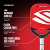 image:imageSelkirk Sport Labs Project 007 Pickleball Paddles  InfiniGrit Carbon Fiber  A pickleball racket with an Octagonal Grip and 2000RPM spin surface built for intermediate to advanced playersRed