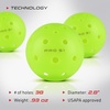 image:imageSelkirk Sport Pro S1 Outdoor Pickleballs  USAPA Approved  412100pk  A crackresistant pickle ball set with a 38hole design and advanced aerodynamics for tournament play100 Pack