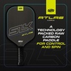 image:imageSelkirk Sport SLK Atlas Pickleball Paddles  Carbon Fiber Honeycomb  A midweight pickleball racket built for beginners with a forgiving sweet spot and added spinBlue
