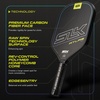 image:imageSelkirk Sport SLK Atlas Pickleball Paddles  Carbon Fiber Honeycomb  A midweight pickleball racket built for beginners with a forgiving sweet spot and added spinBlue