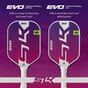 image:imageSelkirk Sport SLK Evo Pickleball Paddles  Next Gen Carbon Fiber  A pickle ball paddle with a SpinFlex spin surface and Ultra Comfort Grip in Max or XL shapeControl  Magenta