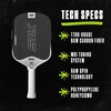 image:imageSelkirk Sport SLK Geo Pickleball Paddles  T700 Carbon Fiber Core  A pickleball racket with a large sweet spot for confident allcourt control at every skill levelWhite