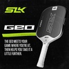 image:imageSelkirk Sport SLK Geo Pickleball Paddles  T700 Carbon Fiber Core  A pickleball racket with a large sweet spot for confident allcourt control at every skill levelWhite