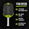 image:imageSelkirk Sport SLK Geo Pickleball Paddles  T700 Carbon Fiber Core  A pickleball racket with a large sweet spot for confident allcourt control at every skill levelVolt