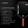 image:imageSelkirk Sport SLK Halo Pickleball Paddle  Raw Carbon Fiber Power Pro or Control Paddles  A pickleball racket with an expanded sweet spot for every skill level in Power Pro or Control stylesControl  Black  2024