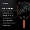 image:imageSelkirk Sport SLK Halo Power XL Pickleball Paddles  Carbon Fiber  Black