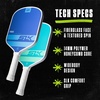 image:imageSelkirk Sport SLK Neo Pickleball Paddles Set of 2  Graphite or Fiberglass  Pickle Ball Rackets 2 Pack in Graphite or Fiberglass with an Expanded Sweet SpotBlue Turquoise  Neo Fiberglass
