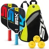 image:imageSelkirk Sport SLK Neo Pickleball Paddles Set of 2  Graphite or Fiberglass  Pickle Ball Rackets 2 Pack in Graphite or Fiberglass with an Expanded Sweet SpotRed  Blue  Neo Graphite