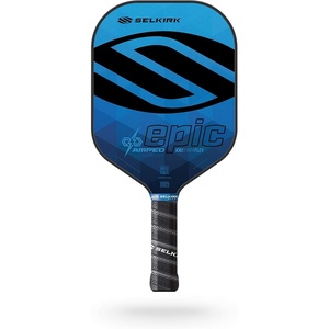 image:imageSelkirk Amped Pickleball Paddle  Fiberglass Pickleball Paddle with a Polypropylene X5 Core  Pickleball Rackets Made in The USA Epic Midweight Sapphire Blue 