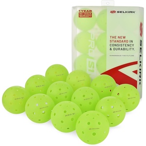 image:imageSelkirk Sport Pro S1 Outdoor Pickleballs  USAPA Approved  412100pk  A crackresistant pickle ball set with a 38hole design and advanced aerodynamics for tournament play12 Pack