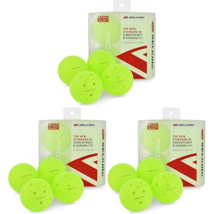 image:imageSelkirk Sport Pro S1 Outdoor Pickleballs  USAPA Approved  412100pk  A crackresistant pickle ball set with a 38hole design and advanced aerodynamics for tournament play4 Pack