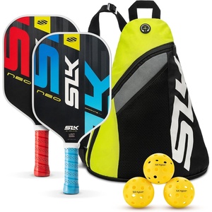 image:imageSelkirk Sport SLK Neo Pickleball Paddles Set of 2  Graphite or Fiberglass  Pickle Ball Rackets 2 Pack in Graphite or Fiberglass with an Expanded Sweet SpotRed  Blue  Neo Graphite
