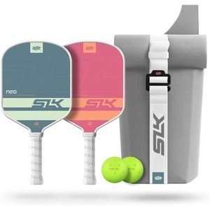 image:imageSelkirk Sport SLK Neo Pickleball Paddles Set of 2  Graphite or Fiberglass  Pickle Ball Rackets 2 Pack in Graphite or Fiberglass with an Expanded Sweet SpotPink  Slate Gray  Neo Fiberglass
