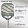 image:imageSelkirk Sport Amped Pickleball Paddles  Fiberglass  Polypropylene X5 Core  Allcourt pickleball racket with power and spin for all skill levelsPro Silver