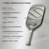 image:imageSelkirk Sport Amped Pickleball Paddles  Fiberglass  Polypropylene X5 Core  Allcourt pickleball racket with power and spin for all skill levelsPro Silver