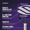 image:imageSelkirk Sport Amped Pickleball Paddles  Fiberglass  Polypropylene X5 Core  Allcourt pickleball racket with power and spin for all skill levelsPurple  Midweight