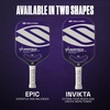 image:imageSelkirk Sport Amped Pickleball Paddles  Fiberglass  Polypropylene X5 Core  Allcourt pickleball racket with power and spin for all skill levelsPurple  Midweight