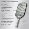 image:imageSelkirk Sport Amped Pickleball Paddles  Fiberglass  Polypropylene X5 Core  Allcourt pickleball racket with power and spin for all skill levelsSilver  Midweight