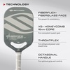 image:imageSelkirk Sport Amped Pickleball Paddles  Fiberglass  Polypropylene X5 Core  Allcourt pickleball racket with power and spin for all skill levelsSilver  Midweight