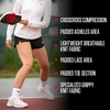 image:imageSelkirk Sport CourtLock Athletic Pickleball Socks  Quarter and Crew  Drifit athletic socks with podiatristdesigned compression zeroslide grip and strategic paddingQuarter  Gray