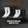 image:imageSelkirk Sport CourtLock Athletic Pickleball Socks  Quarter and CrewCrew  Gray