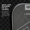 image:imageSelkirk Sport SLK Halo Pickleball Paddles  T700 Raw Carbon Fiber PaddleControl  Gray  2025