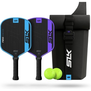 image:imageSelkirk Sport SLK Neo Pickleball Paddles Set of 2  Pickleballs  Sling BagBlue  Purple  Neo Raw Carbon