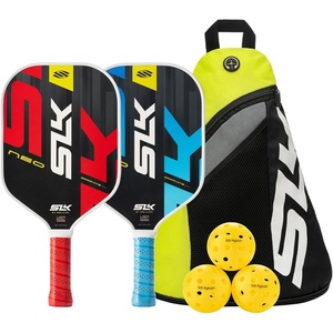 image:imageSelkirk Sport SLK Neo Pickleball Paddles Set of 2  Pickleballs  Sling BagRed  Blue  Neo Graphite