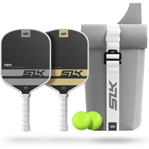 image:imageSelkirk Sport SLK Neo Pickleball Paddles Set of 2  Pickleballs  Sling BagSilver  Gold  Neo Fiberglass